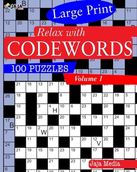 Paperback Relax with CODEWORDS: Vol. 1 [Large Print] Book