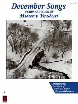 Paperback Maury Yeston - December Songs: Voice and Piano Book