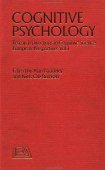 Hardcover Cognitive Psychology: Research Directions in Cognitive Science: European Perspectives, Vol 1 Book