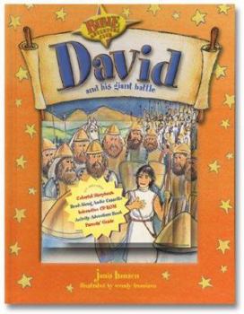 Hardcover David and His Giant Battle (Bible Adventure Club) Book