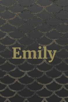 Paperback Emily: Black Mermaid Cover & Writing Paper Book