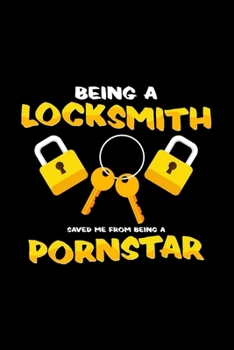 Paperback Locksmith Pornstar: 6x9 Locksmith - blank with numbers paper - notebook - notes Book