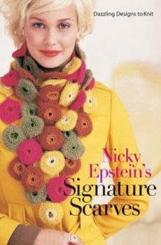 Hardcover Nicky Epstein's Signature Scarves: Dazzling Designs to Knit Book