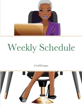 Paperback Weekly Schedule Planner Book