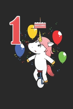 First Birthday Unicorn : Sketchbook for Drawing Kids 6x9 Inches with 120 Blank Pages