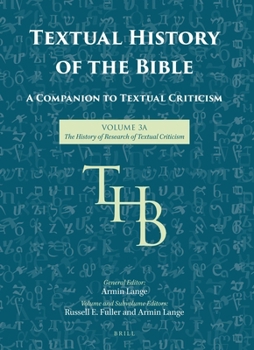 Hardcover Textual History of the Bible Vol. 3a Book