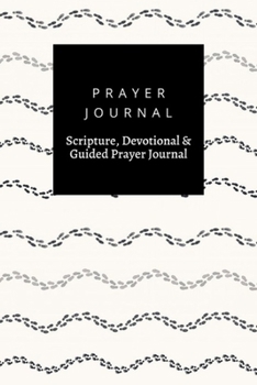 Prayer Journal, Scripture, Devotional & Guided Prayer Journal: Footprints Shoes Horizontal Traces Man  design, Prayer Journal Gift, 6x9, Soft Cover, Matte Finish
