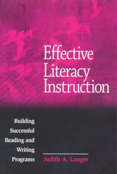 Hardcover Effective Literacy Instruction: Building Successful Reading and Writing Programs Book