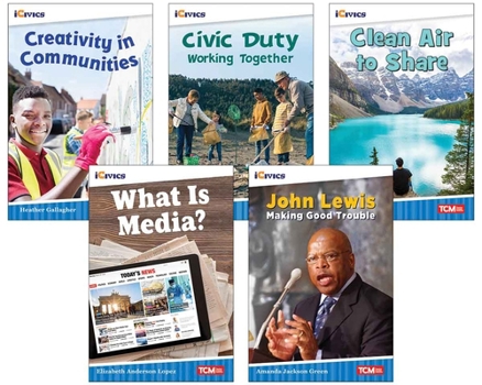 Paperback Icivics Grade 3: Community & Social Awareness 5-Book Set Book