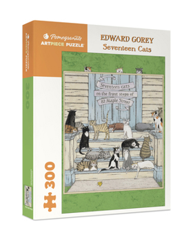 Misc. Seventeen Cats 300-Piece Jigsaw Puzzle Book