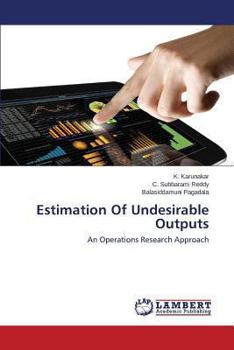 Paperback Estimation of Undesirable Outputs Book