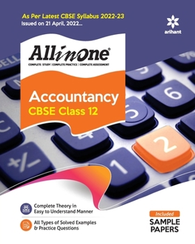 Paperback CBSE All In One Accountancy Class 12 2022-23 Edition (As per latest CBSE Syllabus issued on 21 April 2022) Book