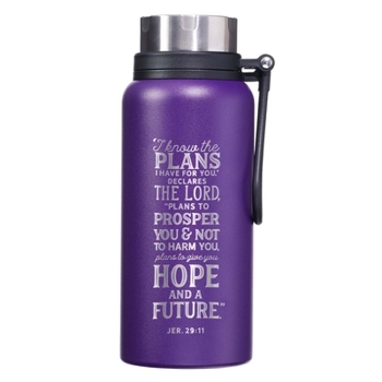Misc. Stainless Steel Water Bottle I Know the Plans Jeremiah 29:11 Book