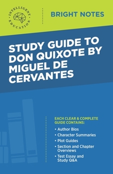 Paperback Study Guide to Don Quixote by Miguel de Cervantes Book