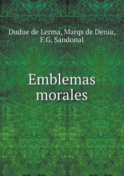Paperback Emblemas morales [Spanish] Book