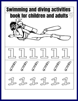 Paperback Swimming and diving activities book for children and adults Book