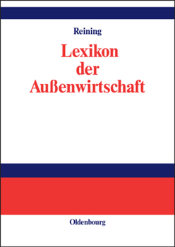 Hardcover Lexikon Der Außenwirtschaft [German] Book