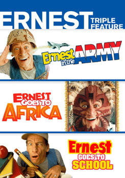 DVD Ernest in the Army / Ernest Goes to School / Ernest Goes to Africa Book