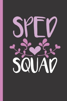 SPED Squad: Undated Weekly Planner Gift for Special Education Teachers to Plan at School