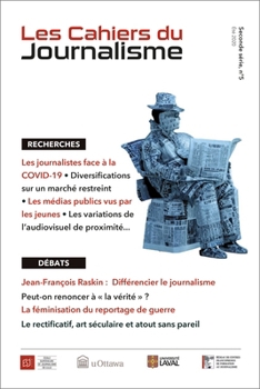 Paperback Les Cahiers Du Journalisme, V.2, No5 [French] Book