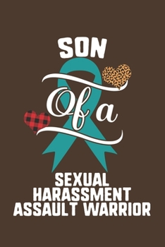 Son Of A Sexual Harassment Assault Warrior: Sexual Harassment Assault Awareness Leopard Buffalo Plaid Family Gift
