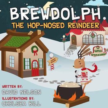 Paperback Brewdolph the Hop-Nosed Reindeer Book