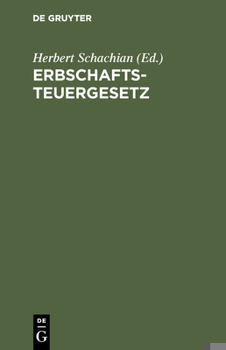 Hardcover Erbschaftsteuergesetz [German] Book
