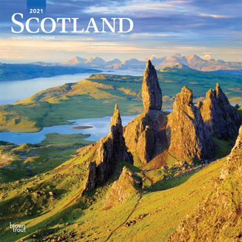 Calendar Scotland 2021 Square Book