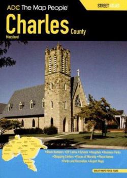 Paperback ADC Charles County Maryland Street Atlas Book