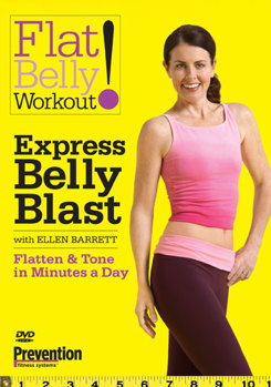 DVD Prevention: Flat Belly Workout Express Belly Blast Book