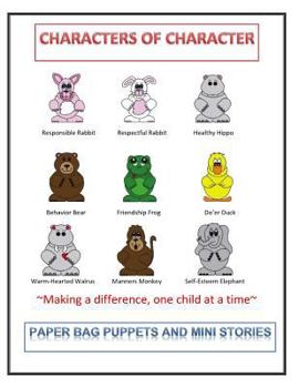 Paperback Paper Bag Puppets and Mini Story Book