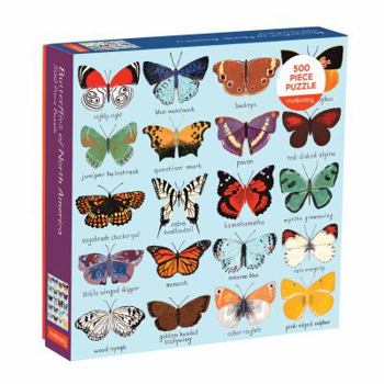 Toy Butterflies of North America 500 Piece Family Puzzle Book