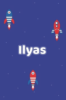 Ilyas: Vornamen Notizbuch für Jungen und Männer - Notizbuch, Notizheft oder Schreibheft für Schule, Uni, Beruf, Job oder Einschulung mit Blümchen - ... - Format 6x9 ca. DIN A5 (German Edition)