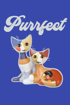 Purrfect : Illustrated Cat Diary Journal 100 Pages for Girls and Women