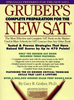 Paperback Gruber's Complete Preparation for the New SAT Book