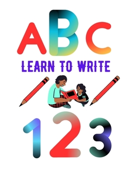 Paperback Learn To Write Letters And Numbers For Children Book
