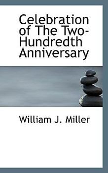 Paperback Celebration of the Two-Hundredth Anniversary Book
