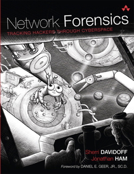 Hardcover Network Forensics: Tracking Hackers Through Cyberspace Book