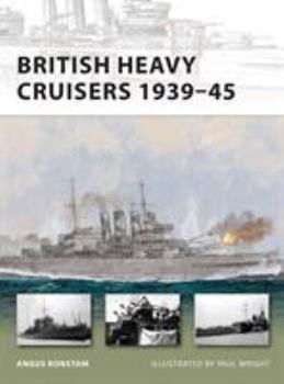 Paperback British Heavy Cruisers 1939-45 Book