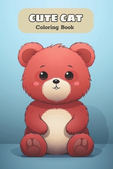 Paperback CUTE CAT Coloring book: Adorable Cartoon Cats and Kittens Book