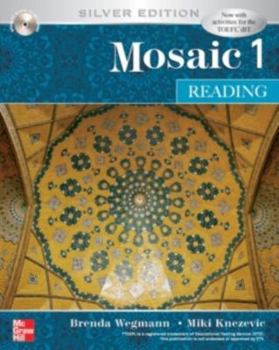 Paperback Mosaic 1 Reading Student Book with Audio Highlights CD, Silver Edition Book