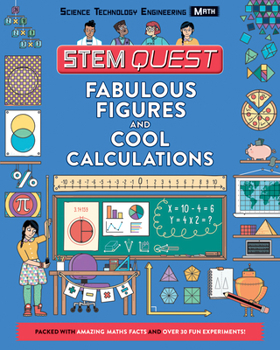 Paperback Fabulous Figures and Cool Calculations: Math Book