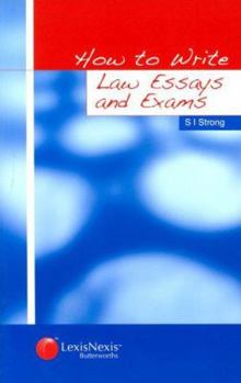 Paperback How to Write Law Essays and Exams : How to Write Law Essays and Exams Book