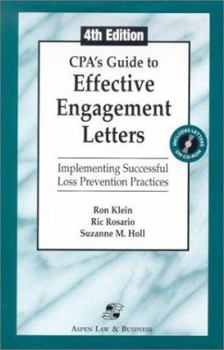 Hardcover Cpas Guide to Effective Engagement Letters (Book ) [With CDROM] Book