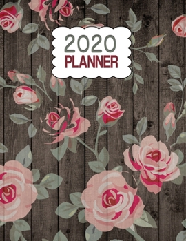 2020 Planner: The Vintage Wood Flower Theme Mix and Match Weekly Planner