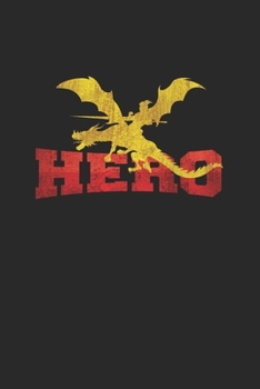 Hero: 6x9 Knight Middleage | lined | ruled paper | notebook | notes