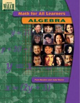 Paperback Math for All Learners: Algebra Book
