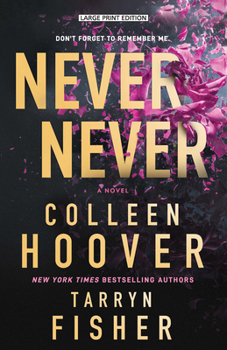 Paperback Never Never [Large Print] Book