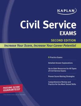 Paperback Kaplan Civil Service Exams Book