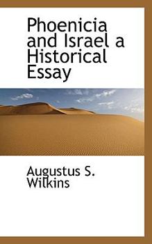 Paperback Phoenicia and Israel a Historical Essay Book
